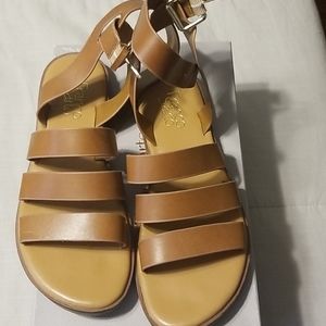 Franco Sarto camel sandals